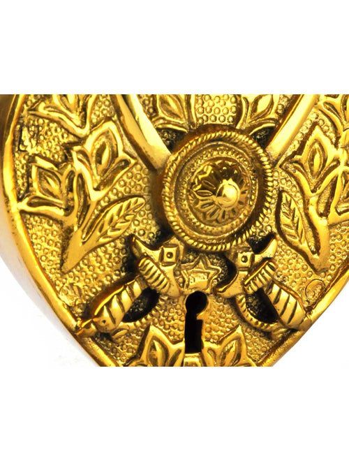 Détail du mécanisme interne – cadenas-puzzle Big Heart Lock