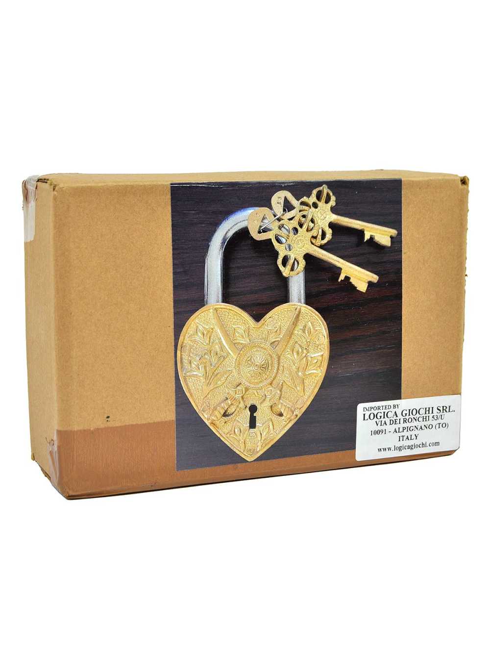Big Heart Lock – cadenas-puzzle en métal grand format