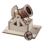 Bombarde puzzle mécanique en bois – invention de Léonard de Vinci à construire