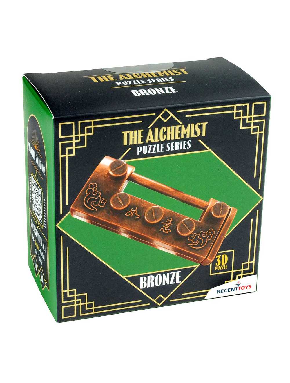 The Alchemist – Bronze | Cadenas-Puzzle métal & défi logique (Casse-tête Expert) Logica
