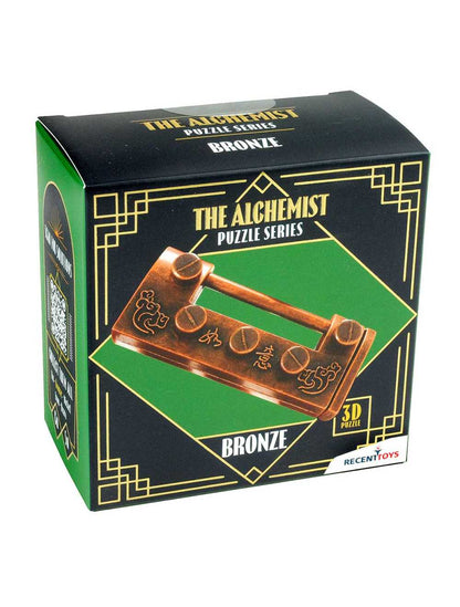 The Alchemist – Bronze | Cadenas-Puzzle métal & défi logique (Casse-tête Expert) Logica