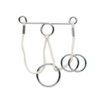 Casse-tête en métal 2 pièces – brain-teaser facile et logique