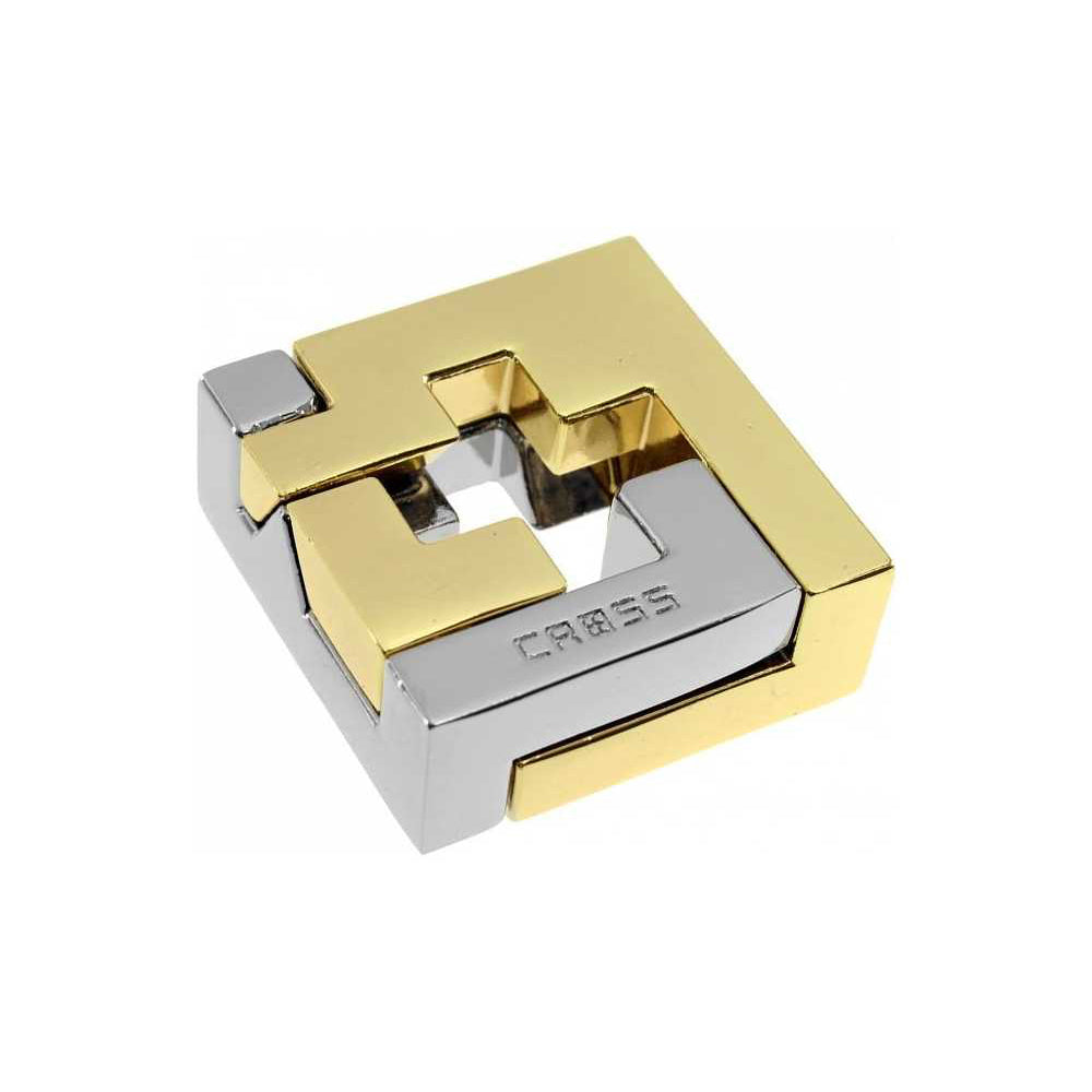 Casse-tête métal Huzzle Cast Cross Hanayama assemblé
