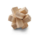 Casse-tête étoile en bambou CUBENATS – puzzle bois écologique et nomade