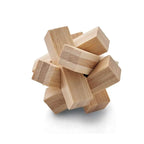 Casse-tête étoile en bambou CUBENATS – puzzle bois écologique et nomade