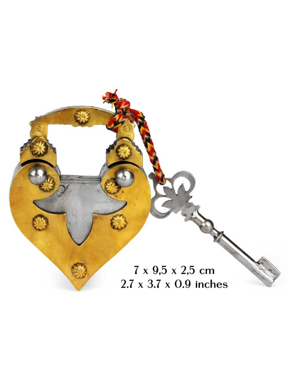 Heart-Shaped Puzzle Lock – Metal &amp; Brass | Handcrafted Puzzle Lock