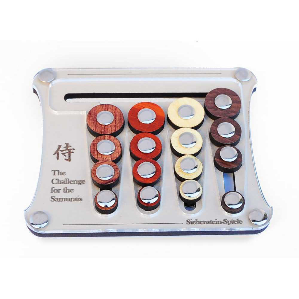 Puzzle Samouraï en bois et plexiglas – défi stratégique 4/6