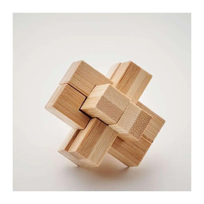 DIVSQUARENATS – Casse-tête en bambou 15 pièces | Puzzle bois écologique CasseTete-Boutique