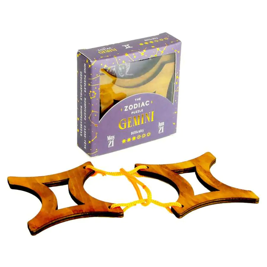 Puzzle Zodiaque Gémeaux idée cadeau en bois