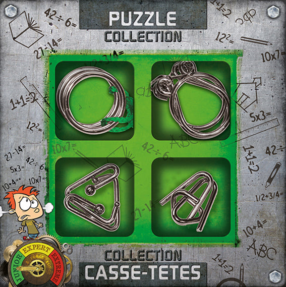 Coffret Gigamic Collection Casse-Têtes Métal Junior – 4 puzzles métalliques