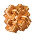Casse-tête Bambou Ananas – puzzle en bois naturel