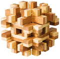 Casse-tête Fridolin Bambou Architecture – puzzle bois naturel
