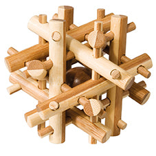 Casse-tête Fridolin Bambou – Baguettes Magiques – puzzle bois naturel