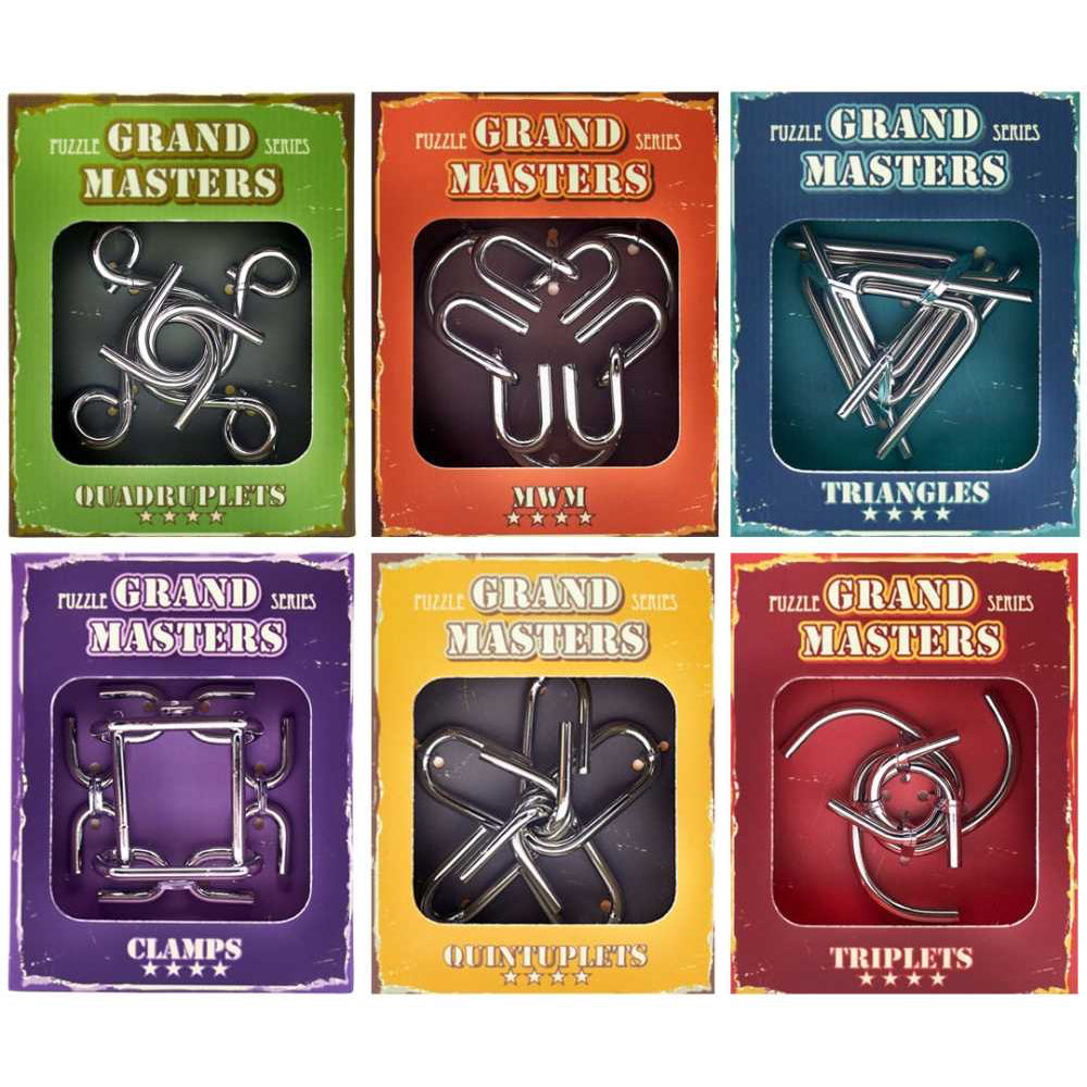 Eureka Grand Masters Group Collection – coffret casse-têtes métalliques
