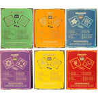 Casse-têtes métalliques du set Eureka Grand Masters Group posés
