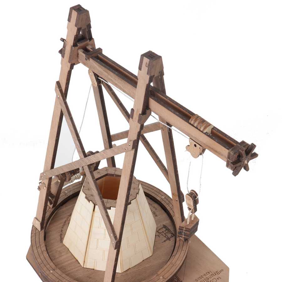 Puzzle Gru Girevole terminé – bras rotatif 360° et système à vis