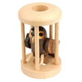 Puzzle Owl in Cage en bois avec hibou dans sa cage
