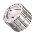 Huzzle Cast Cylinder, casse-tête Hanayama en métal de niveau 4 sur 6
