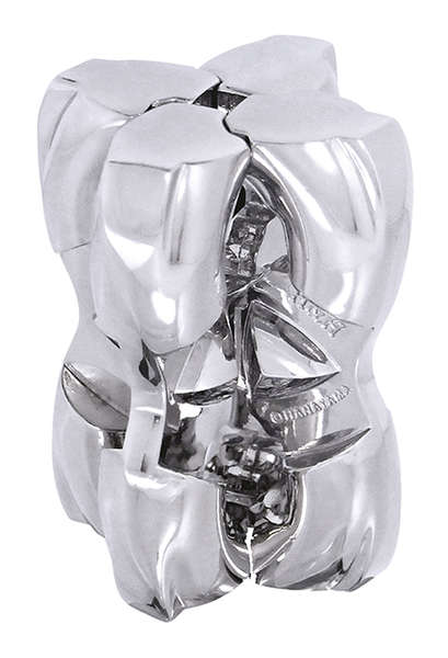 Huzzle Cast H&H, casse-tête Hanayama en métal de niveau 5 sur 6