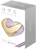 Huzzle Cast Love, casse-tête Hanayama en métal de niveau 1 sur 6