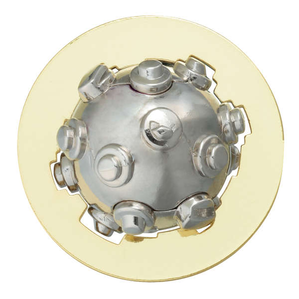 Huzzle Cast Planet, casse-tête Hanayama en métal de niveau 4 sur 6