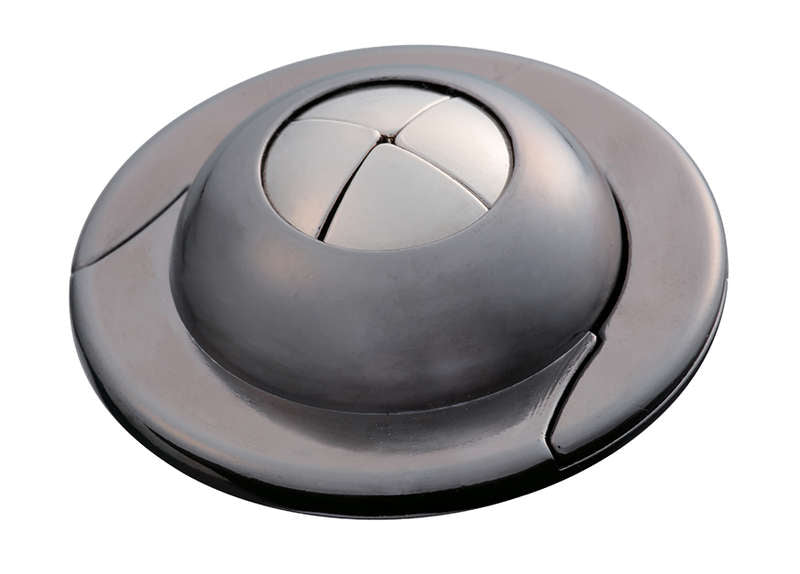 Huzzle Cast UFO, casse-tête Hanayama en métal de niveau 4 sur 6