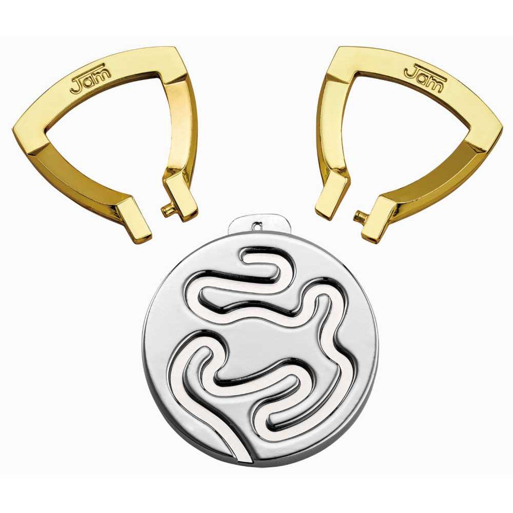 Puzzle Huzzle Cast Jam en métal avec deux anneaux
