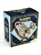 Détail du métal et finition robuste – cadenas-puzzle The Alchemist Iron