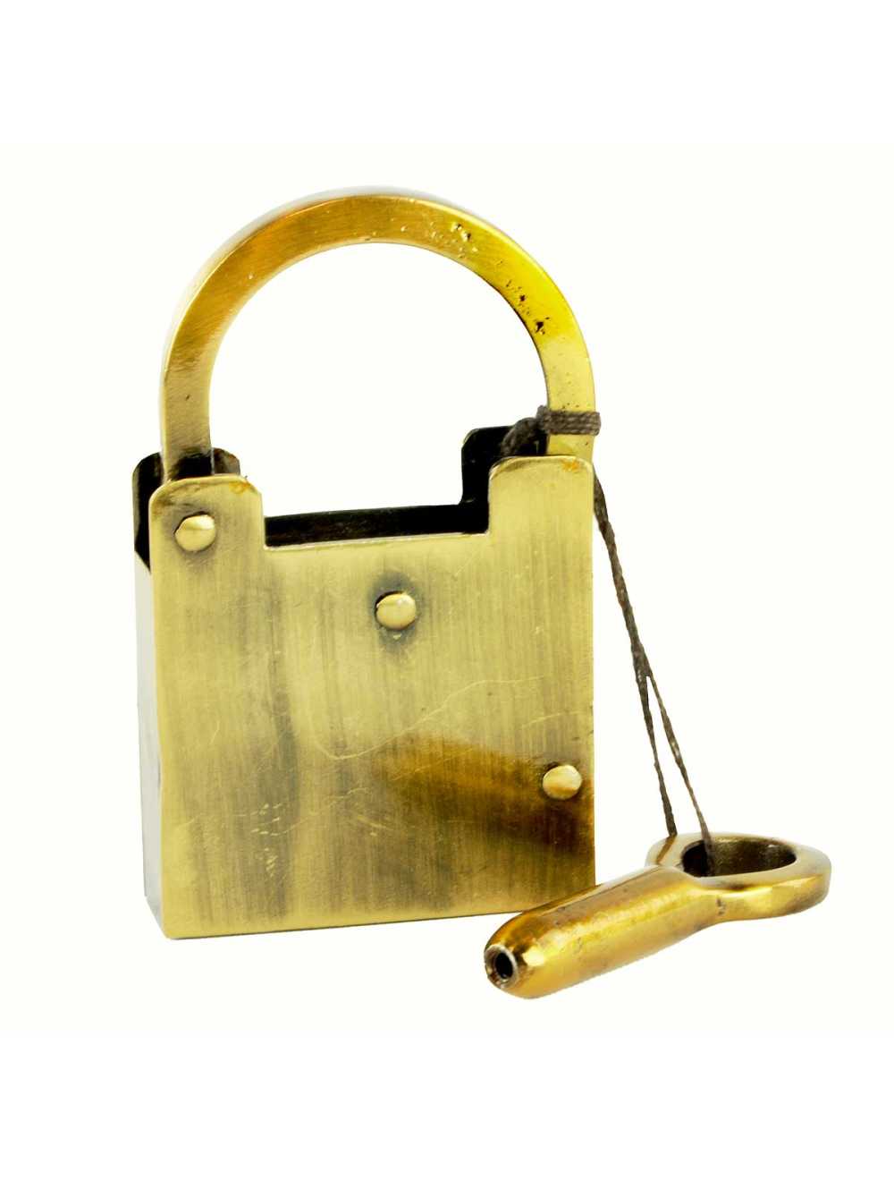 Cadenas-puzzle Itanagar fermé – serrure artisanale et énigme mécanique