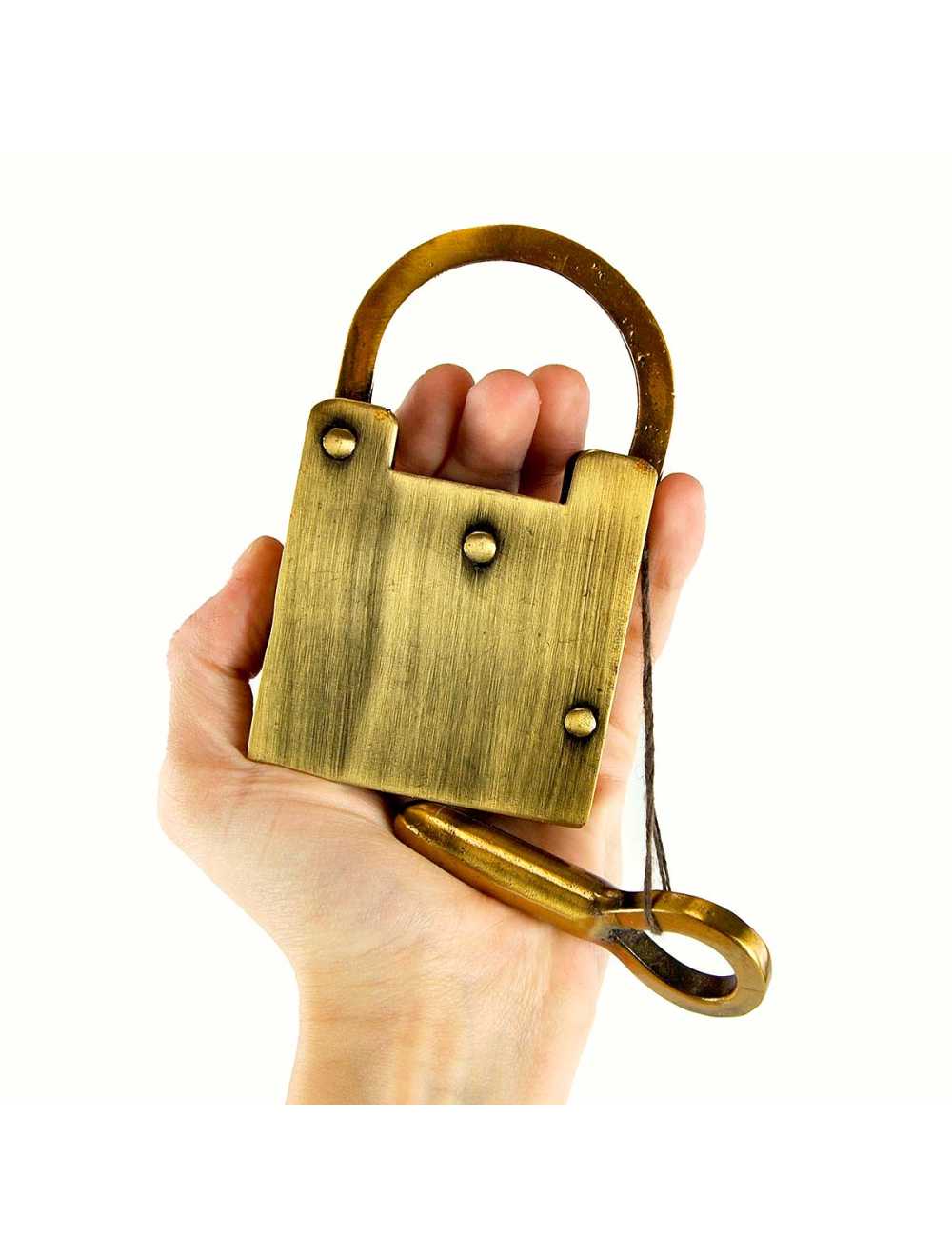 Itanagar Puzzle Lock – Cadenas-Puzzle métal Artisan | Serrure de défi & collection Logica