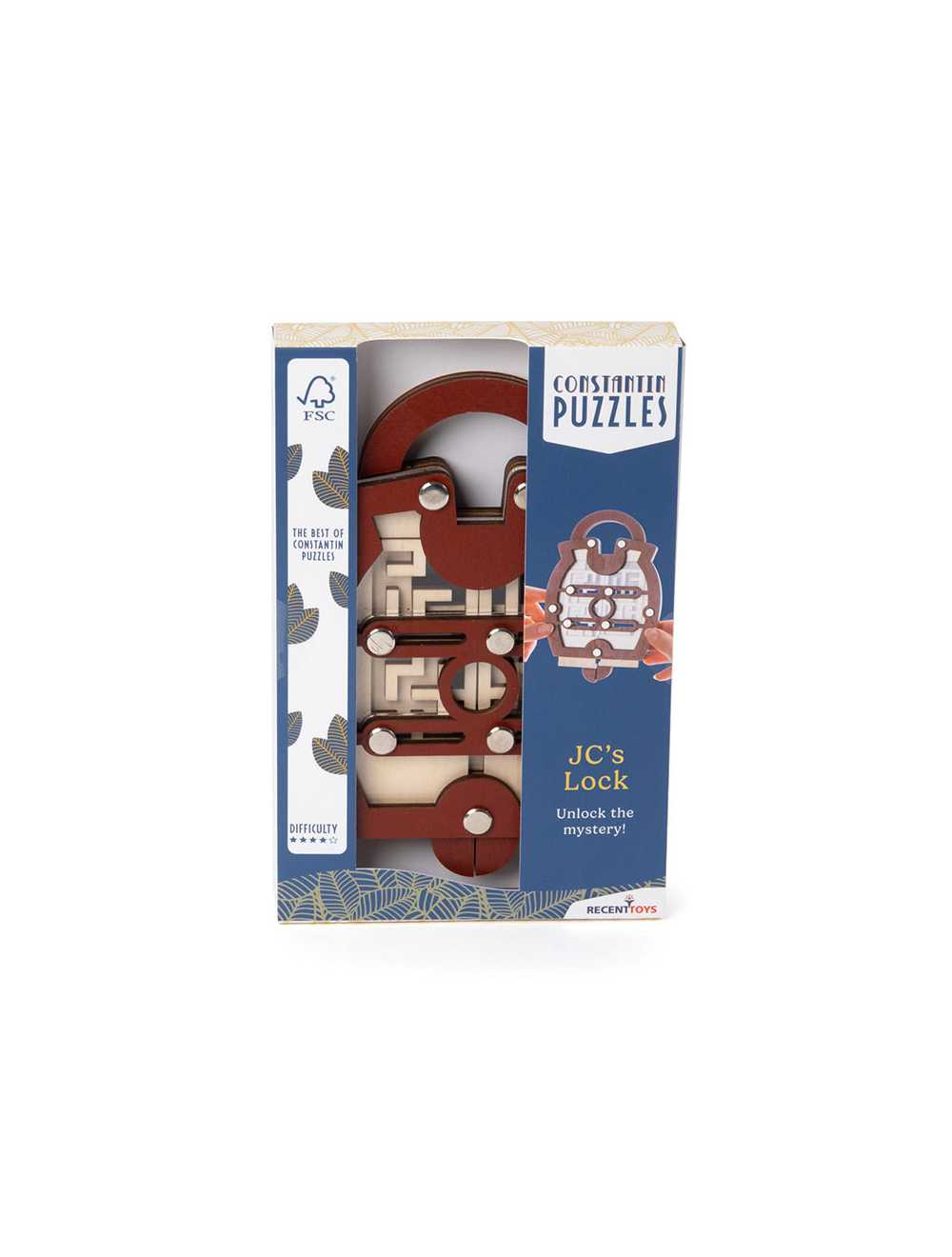 JC's Lock – Cadenas-Puzzle bois & mécanique | Casse-tête logique 14+ ans Logica