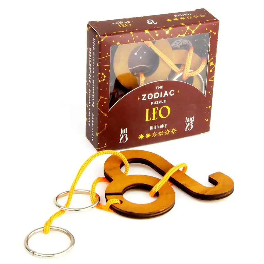 Détail du système de cordes du puzzle Zodiaque Lion
