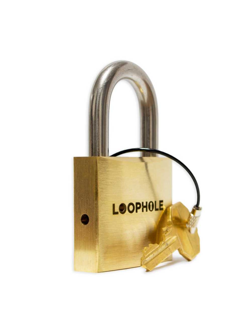 LoopHole avec arceau – cadenas-puzzle mécanique de précision