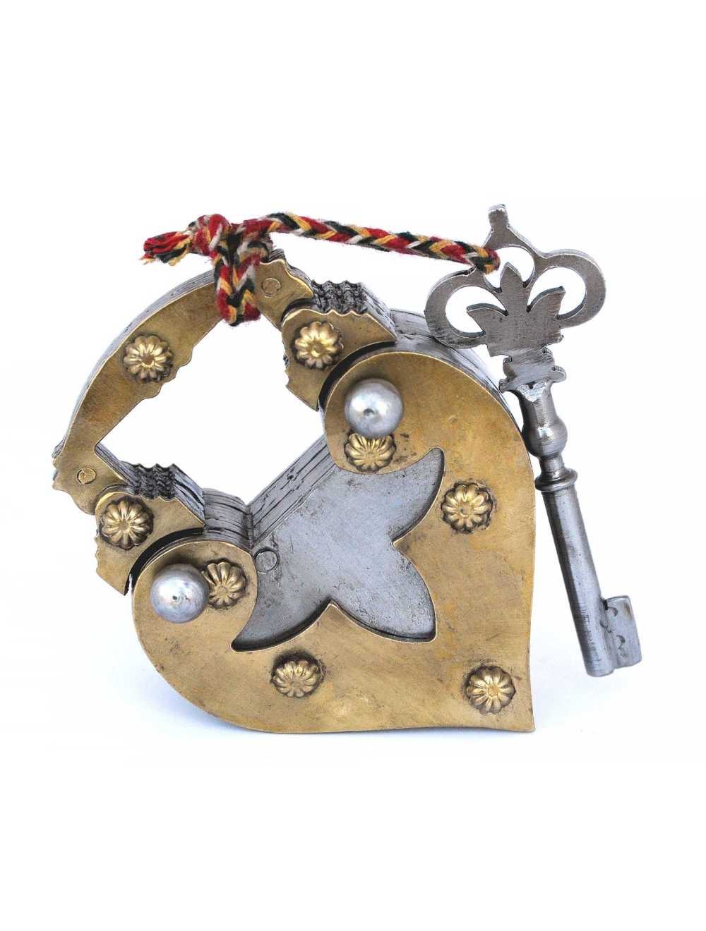cadenas puzzle en forme de cœur avec serrure secrète, puzzle mécanique expert
