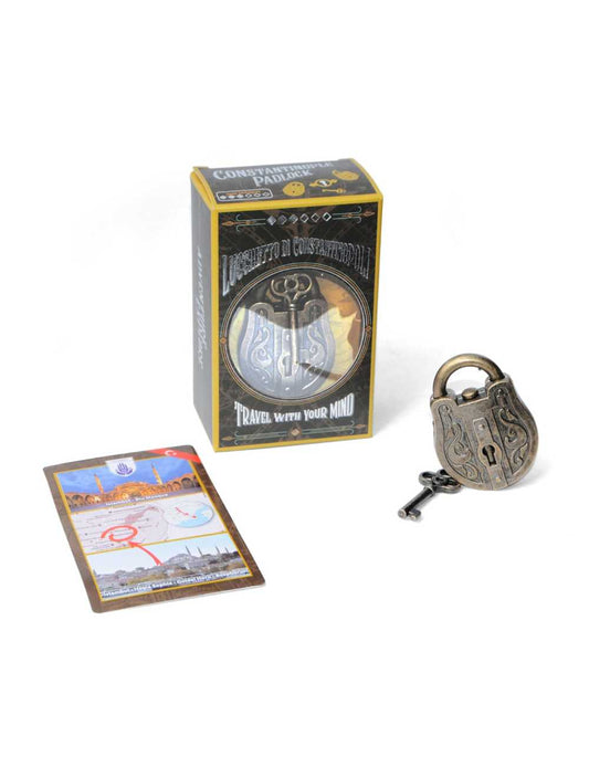 Puzzle Constantinople Padlock métal détail du verrou
