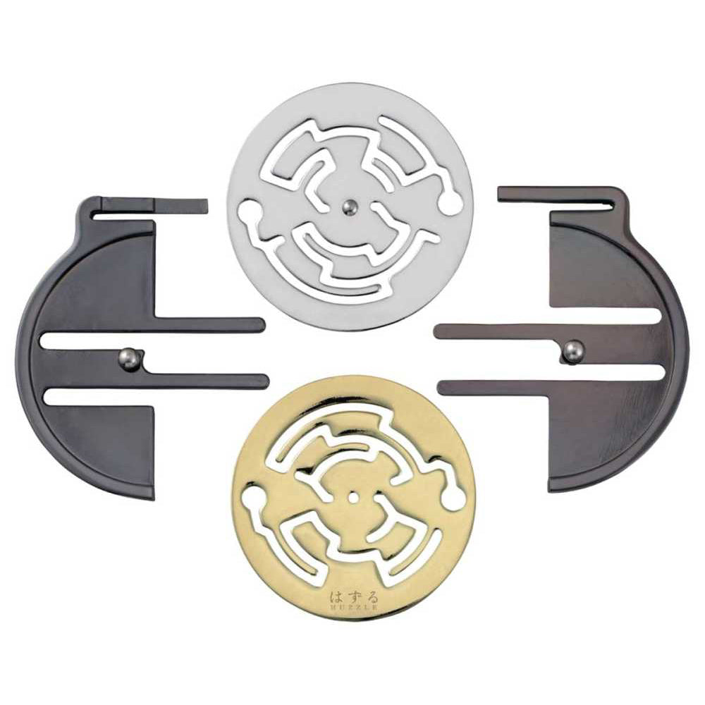 Puzzle métallique Huzzle Cast Medallion démonté
