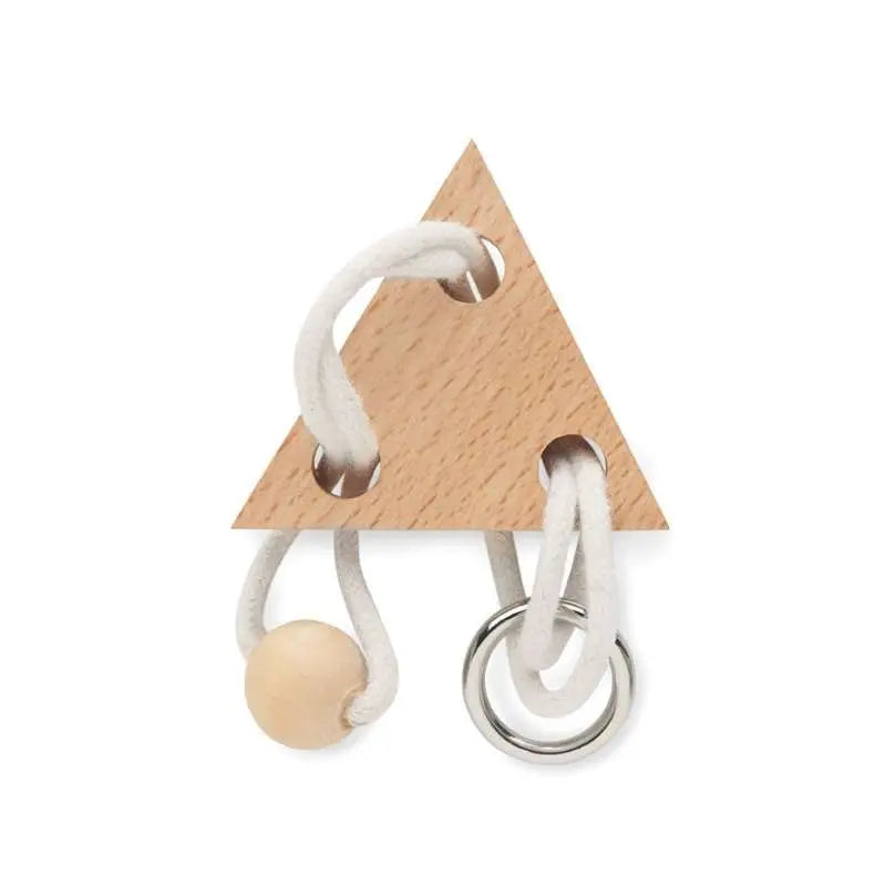 NERVE – Casse-tête en bois triangulaire | Jeu de réflexion naturel CasseTete-Boutique