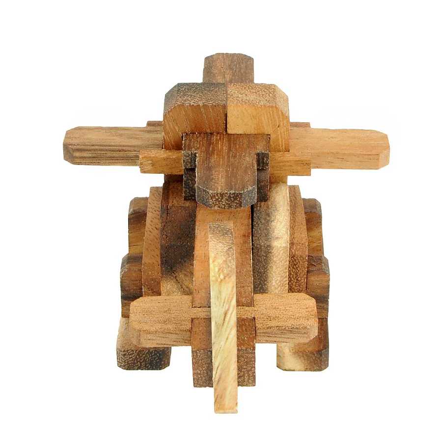 Casse-tête Helicopter en bois design ludique
