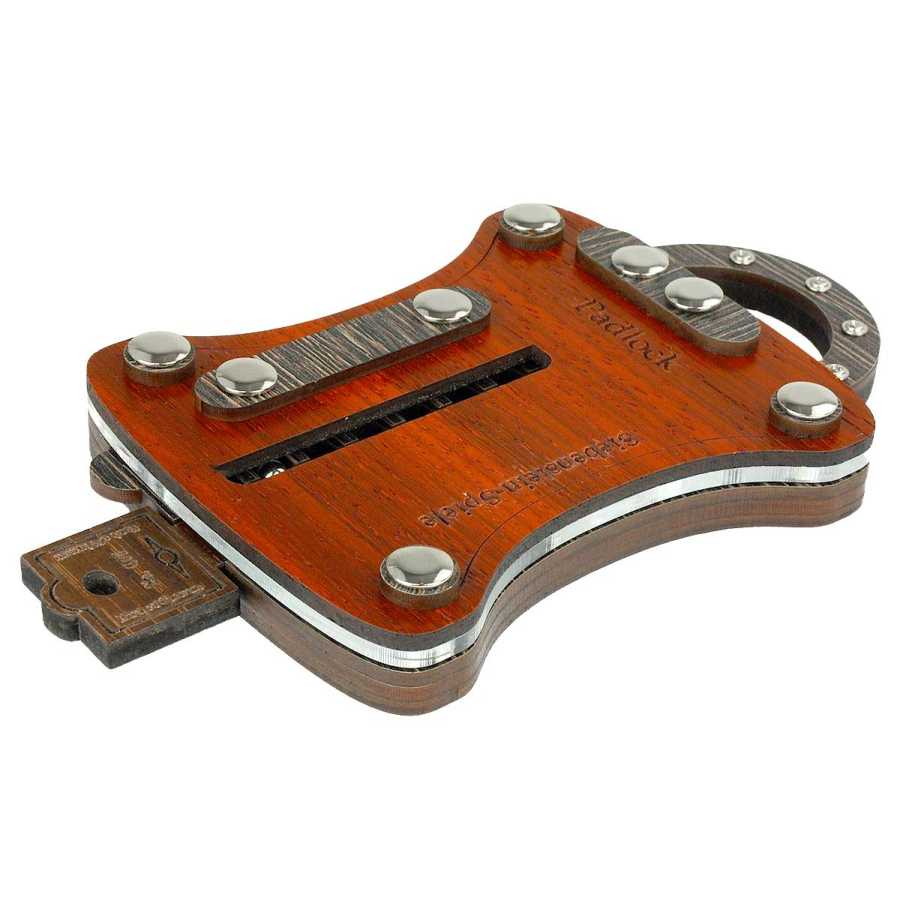 Cadenas puzzle Padlock manipulé à la main – défi logique 4/6