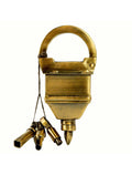 Panaji 3 Keys Puzzle Lock – cadenas-puzzle artisanal en fer et bronze