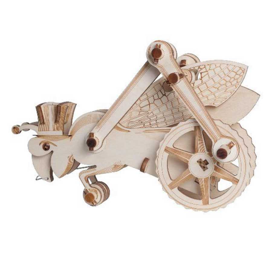 Pièces en bois du puzzle Pappagrillo avant assemblage – contreplaqué de bouleau