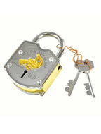 Cadenas-puzzle Peacock Lock 6 fermé – serrure secrète en métal