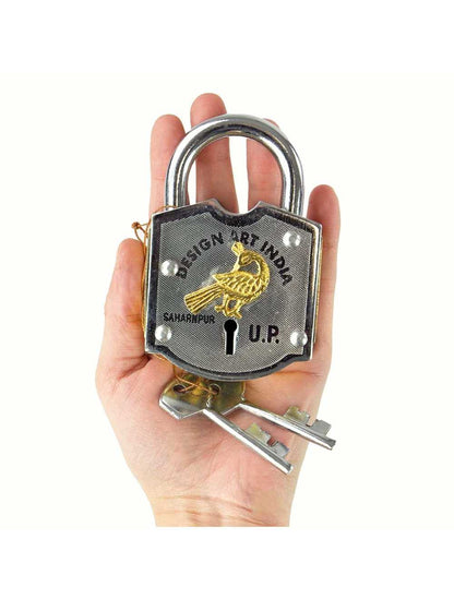 Peacock Lock 6 – Cadenas-Puzzle métal « Le Verrou Paon » | Défi logique & serrure secrète Logica