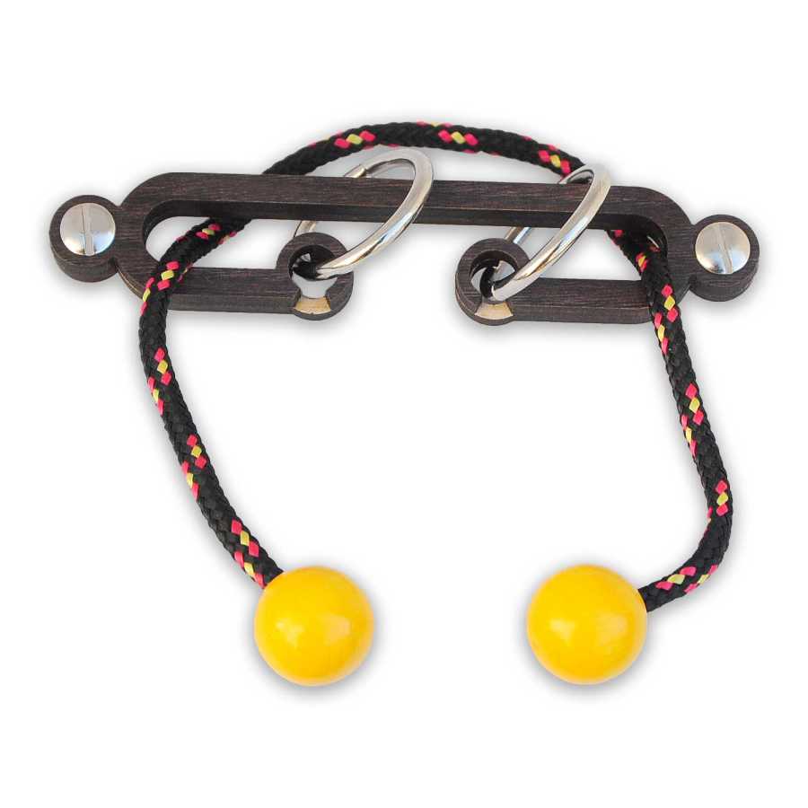 La Perle Noire Black Pearl – casse-tête en bois et corde difficulté extrême Siebenstein Spiele