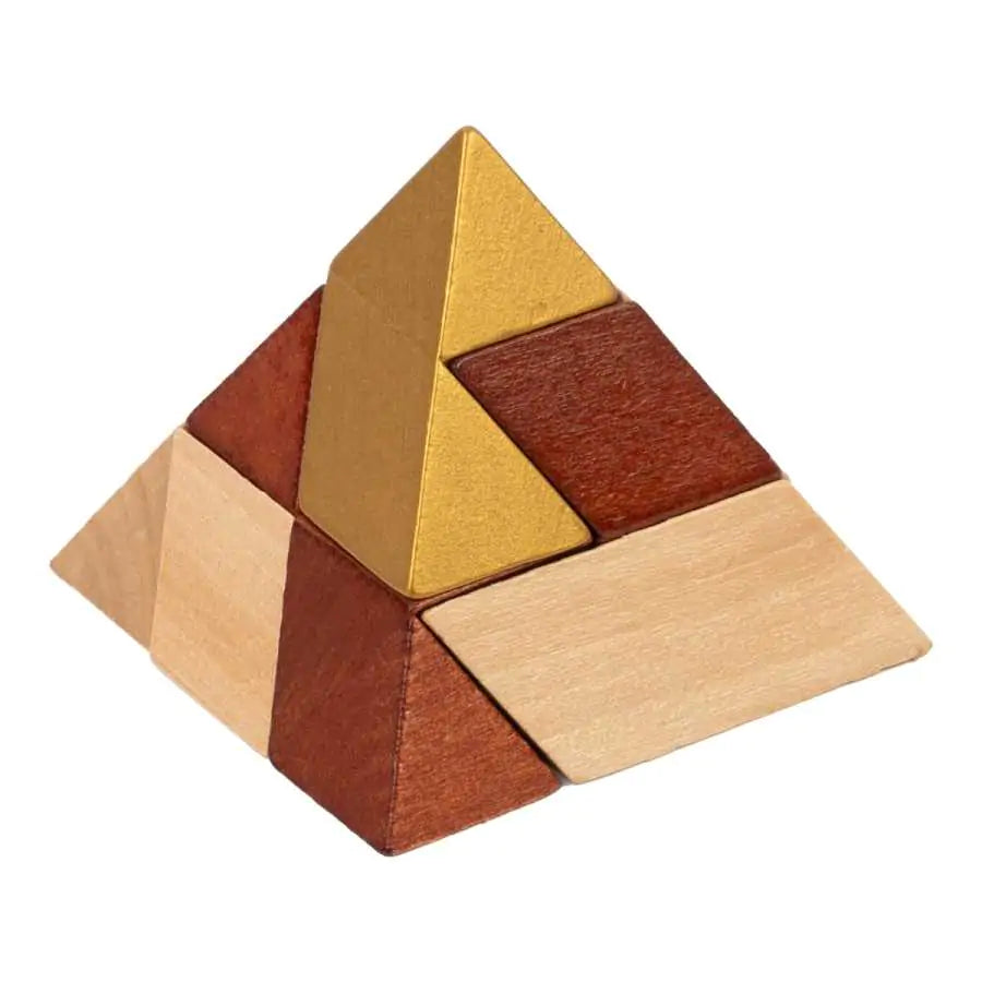 Puzzle de la Grande Pyramide de Gizeh en bois assemblé
