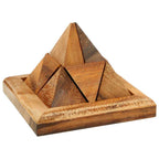 Casse-tête en bois Pyramid 9 Pcs assemblé en forme de pyramide