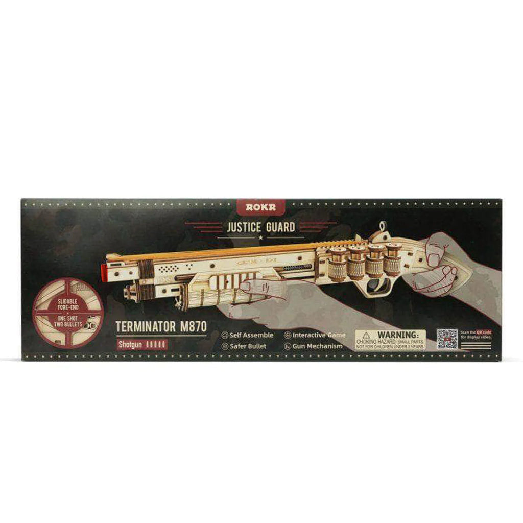 Puzzle 3D DIY en bois – maquette mécanique moderne Terminator M870