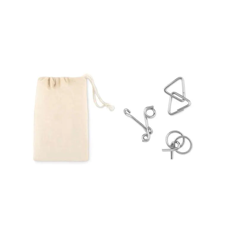 Lot de casse-têtes en métal – idée cadeau originale pour amateurs de puzzles