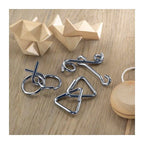 Puzzle métallique classique – casse-tête mécanique durable