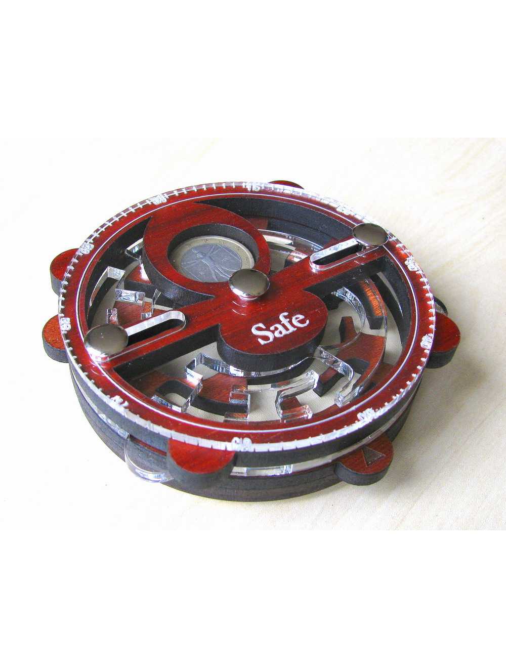 Puzzle Coffre-Fort avec pièce d’1 euro – casse-tête expert